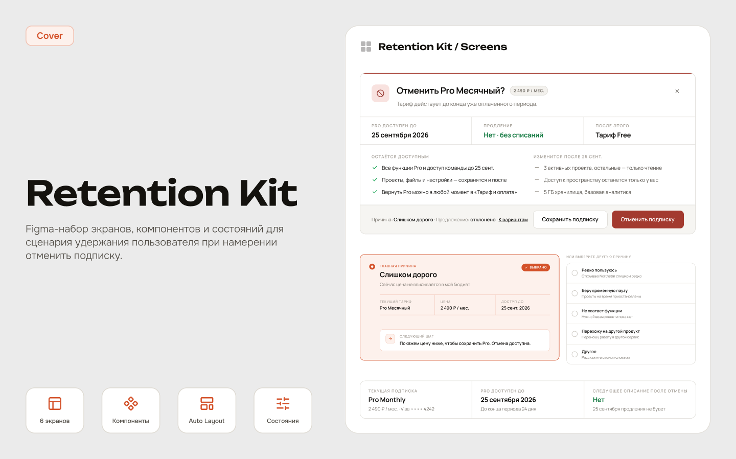 Превью Figma-шаблона Retention Kit